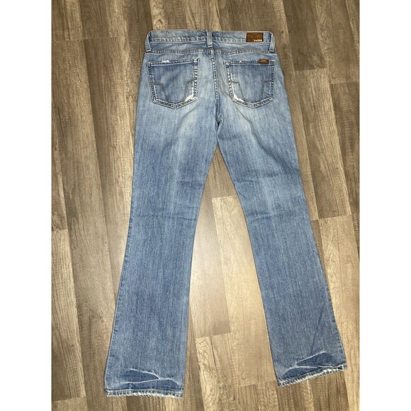 Fossil Boot Cut Jeans Womens 28 (Fits 31x32.5) Denim Low Rise Stretch Slim Fit - Picture 1 of 8